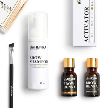 purHENNA® | Brow Henna Pack | Medium Warm Brown